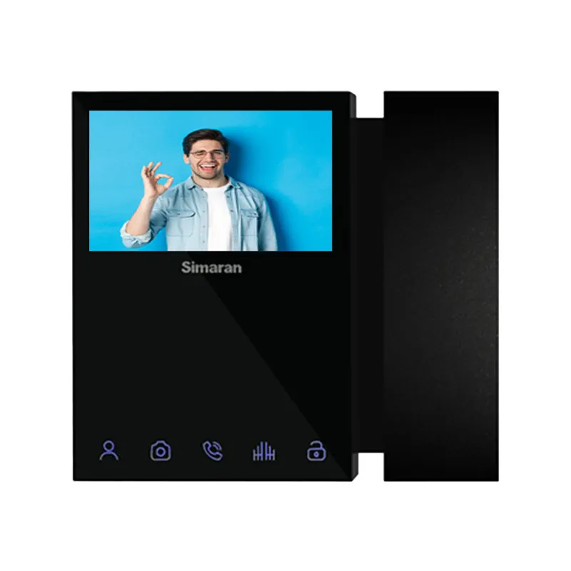 مانیتور آیفون تصویری سیماران مدل HS 46TKM لمسی حافظهدار ۴ ۳ اینچ تصویر 2
